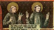 michael pacher St Anthony of Padua and St Francis of Assisi oil painting on canvas